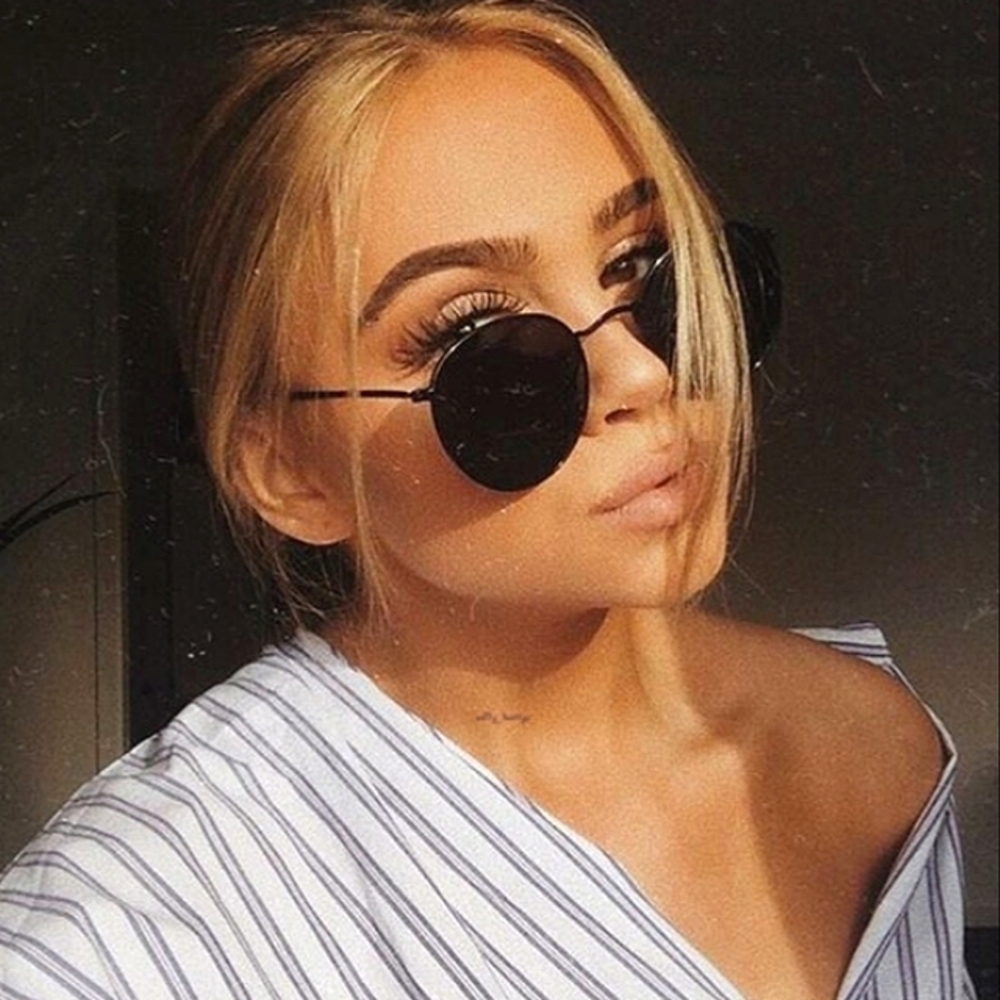 RayBan (Store Display) Round Metal All Black RB3447